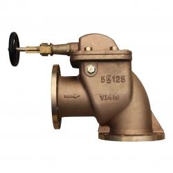 Marine daily standard bronze wave valve JISF3060